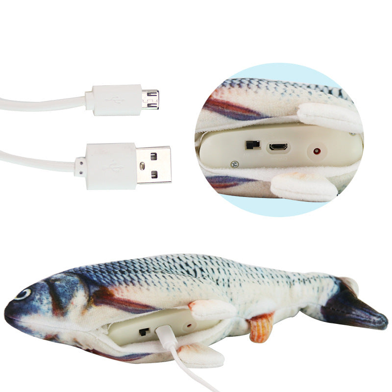 Juguete interactivo para perros y gatos «Pescado que se mueve»