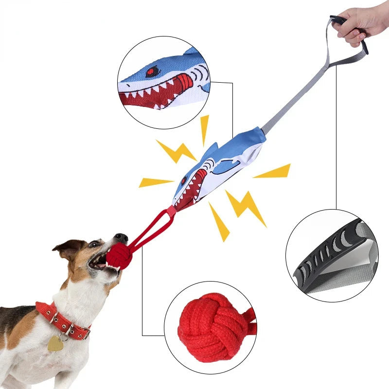 Juguete interactivo para perros para tirar, con diferentes diseños de animales