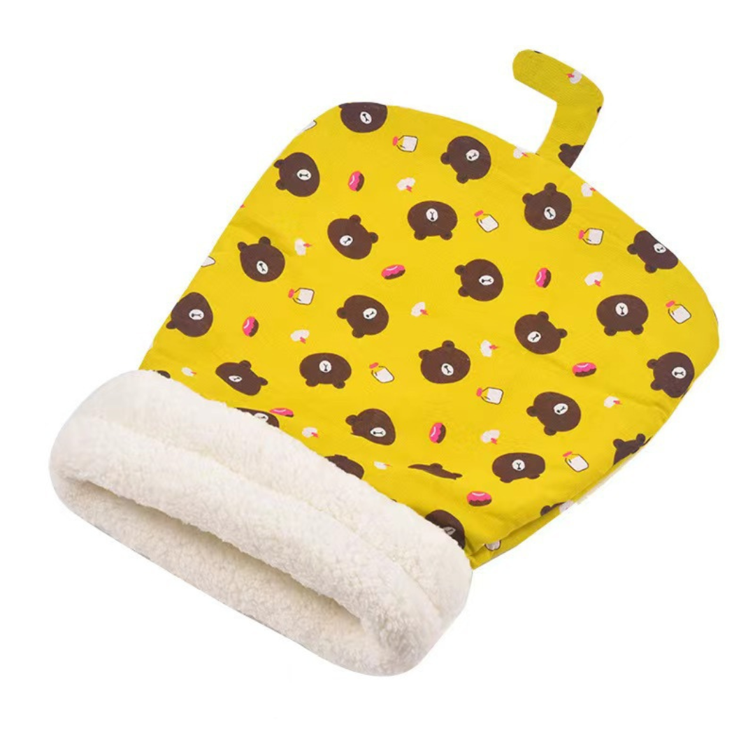Acogedora cama-saco de dormir para gatos