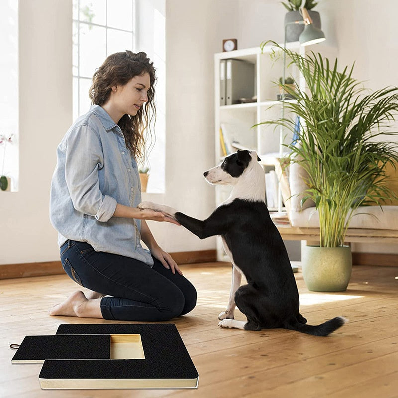 Juego con golosinas para perros para recortar las uñas