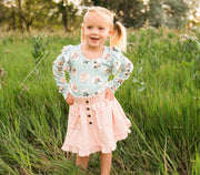Vienna Corduroy Skirt - Tea Garden