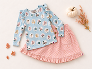 Vienna Corduroy Skirt - Tea Garden