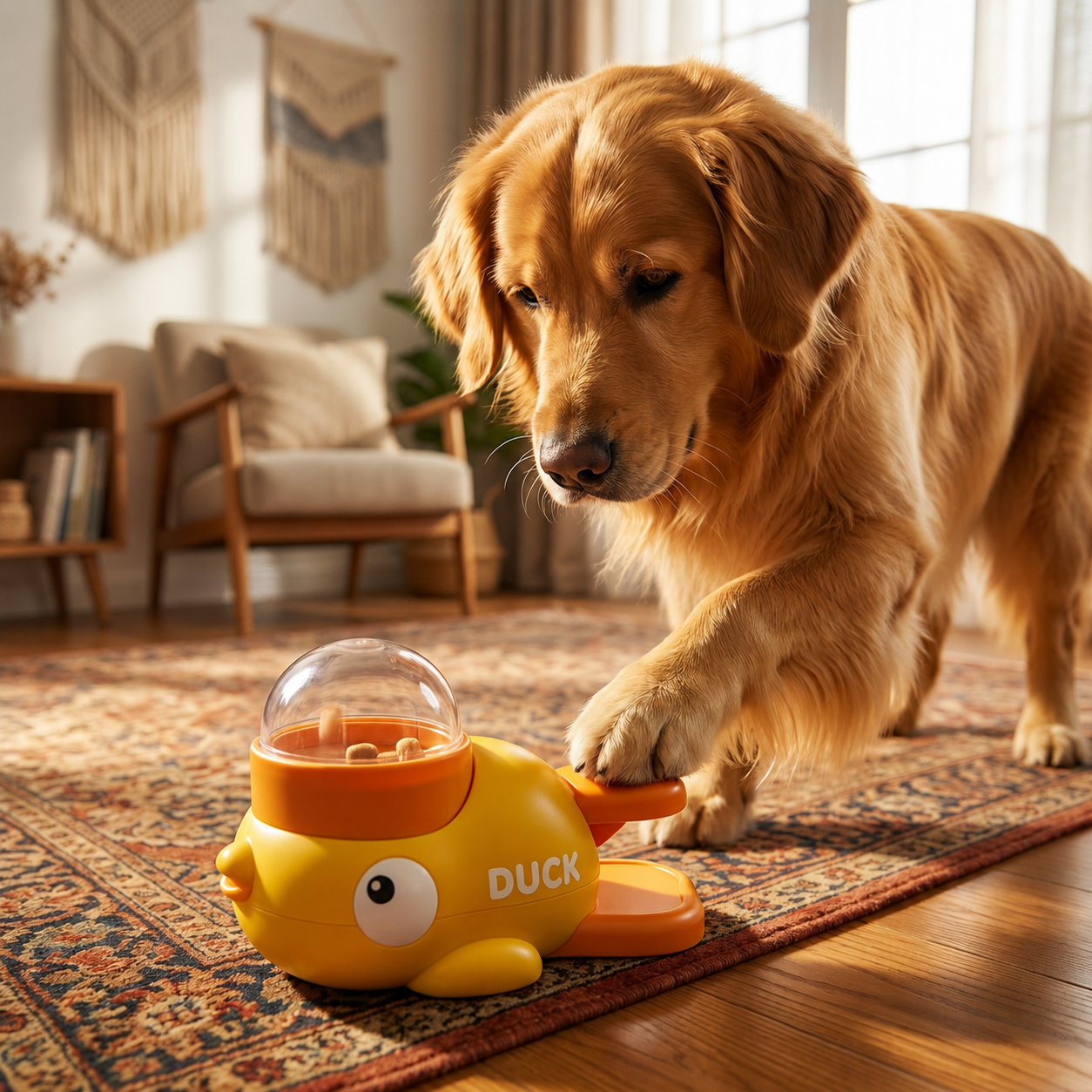 Dispensador interactivo de comida para perros