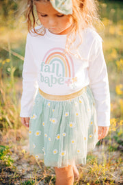 Sweet Wink Long Sleeve Shirt - Fall Babe