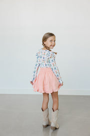 Vienna Corduroy Skirt - Ribboned Wildflowers