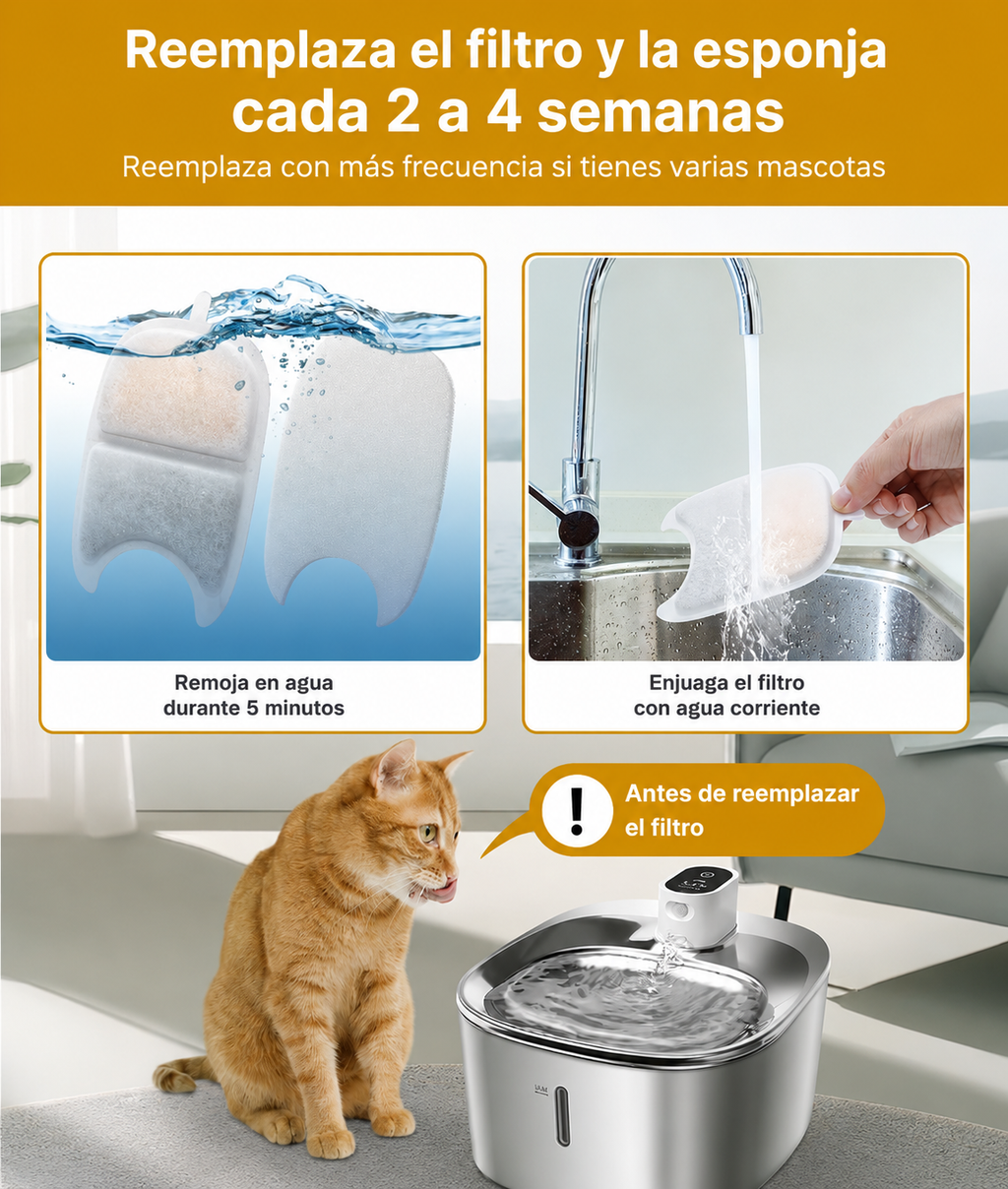 Filtros de recambio inalámbrico