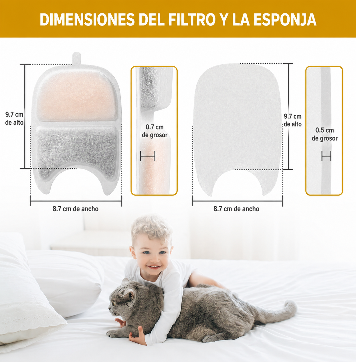Filtros de recambio inalámbrico