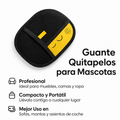 Guante para eliminar el pelo de mascotas