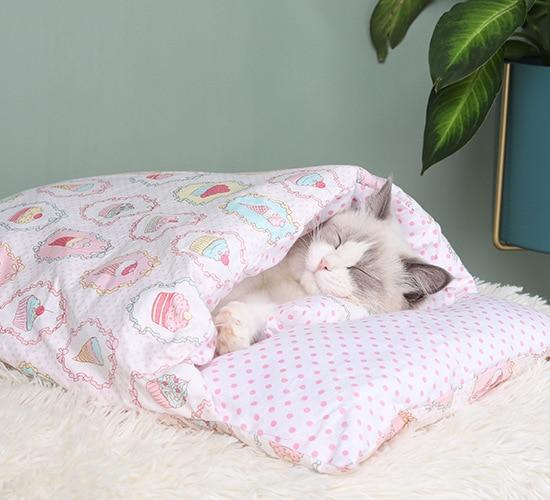 Saco de dormir « Patitas acogedoras» para gatos – KuschelBag