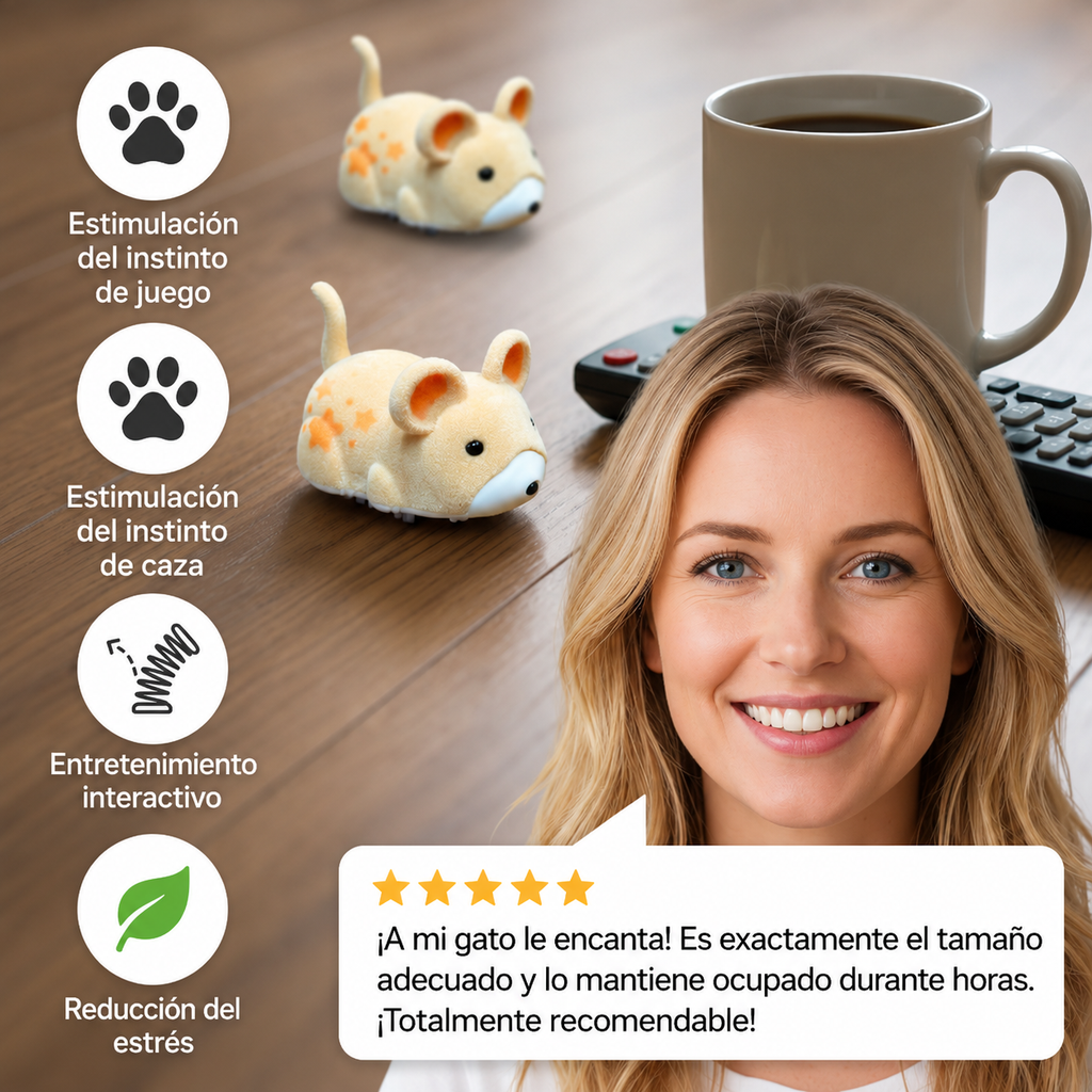 Juguete interactivo para gatos de interior «Hamster Indoor»