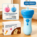 Lanzador interactivo de pompones «Tod» para gatos