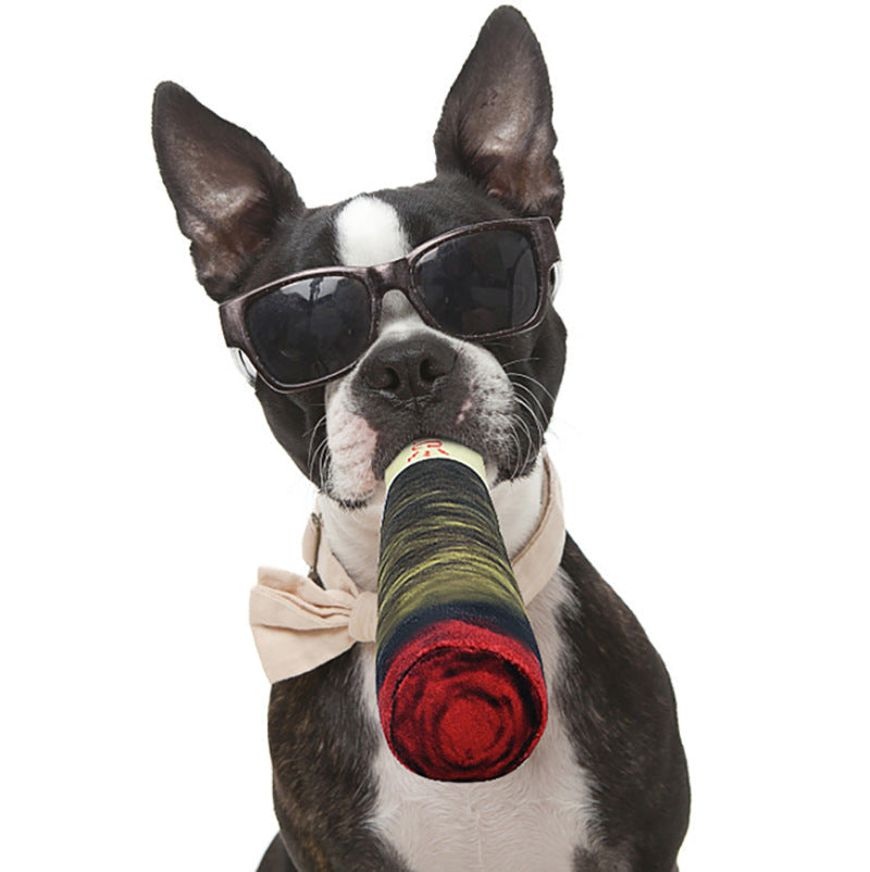 Juguete masticable para perros con forma de cigarro