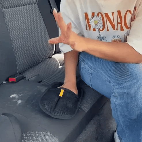 Guante para eliminar el pelo de mascotas