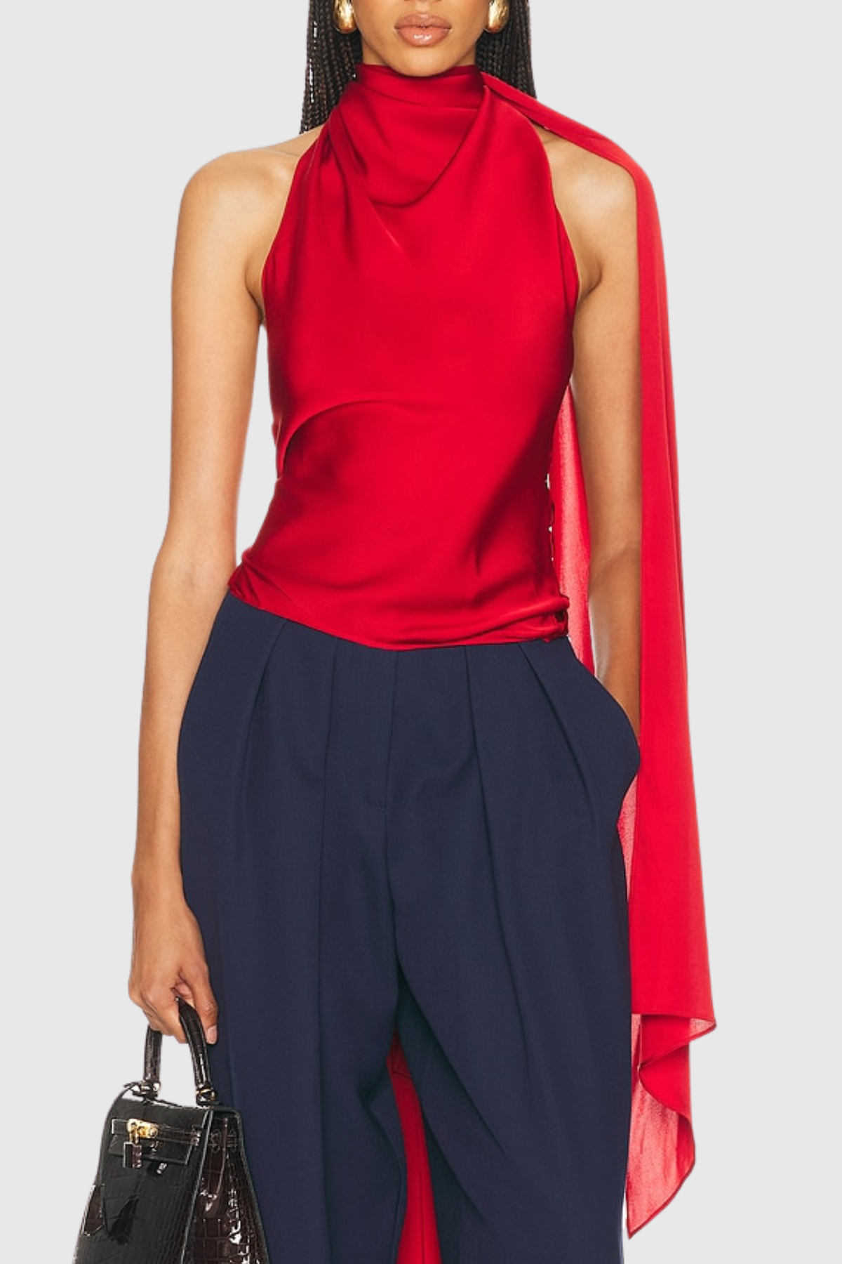 Reshra Asymmetric Top - Red