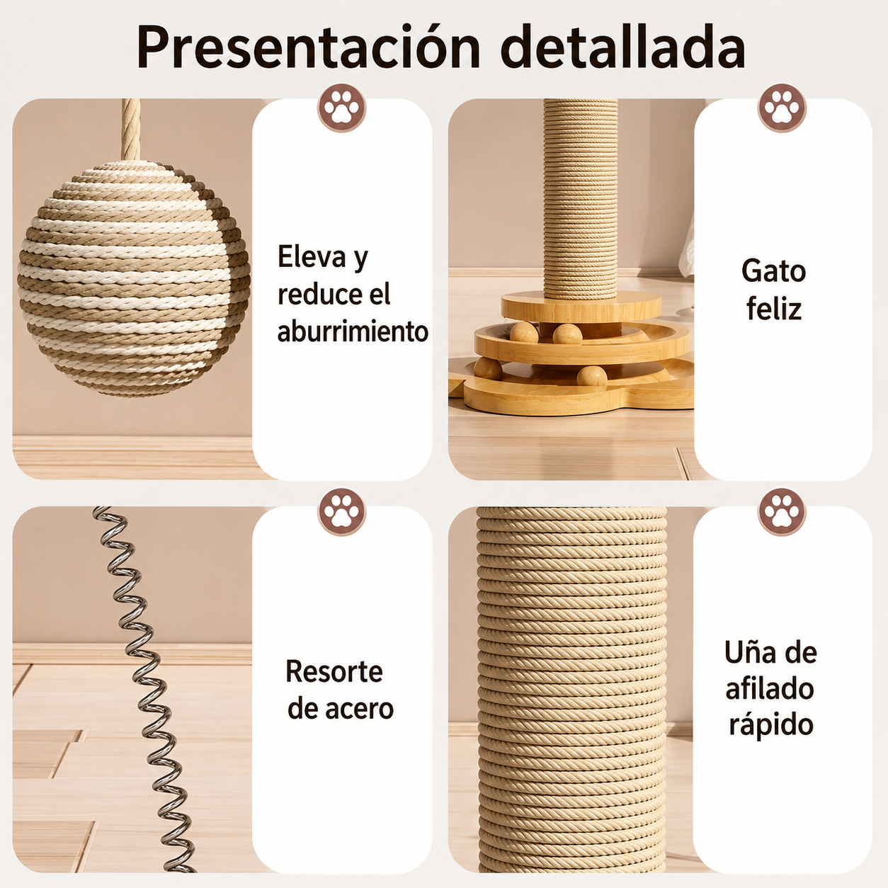 Juguetes de madera: pelotas para gatos - WoodPounce