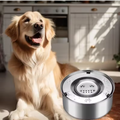 HidroPaw- Bebedero para perros de acero inoxidable con función antidesbordamiento