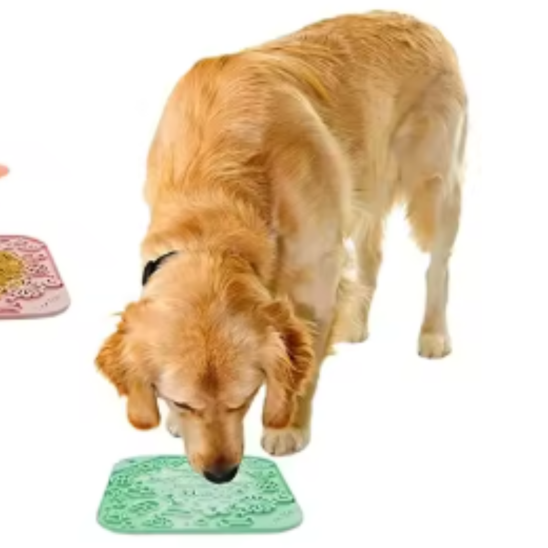 Alfombrilla de silicona para mascotas, para beber y comer
