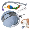 3in1 Interaktiver Katzen Laser Spielball mit Federschwanz