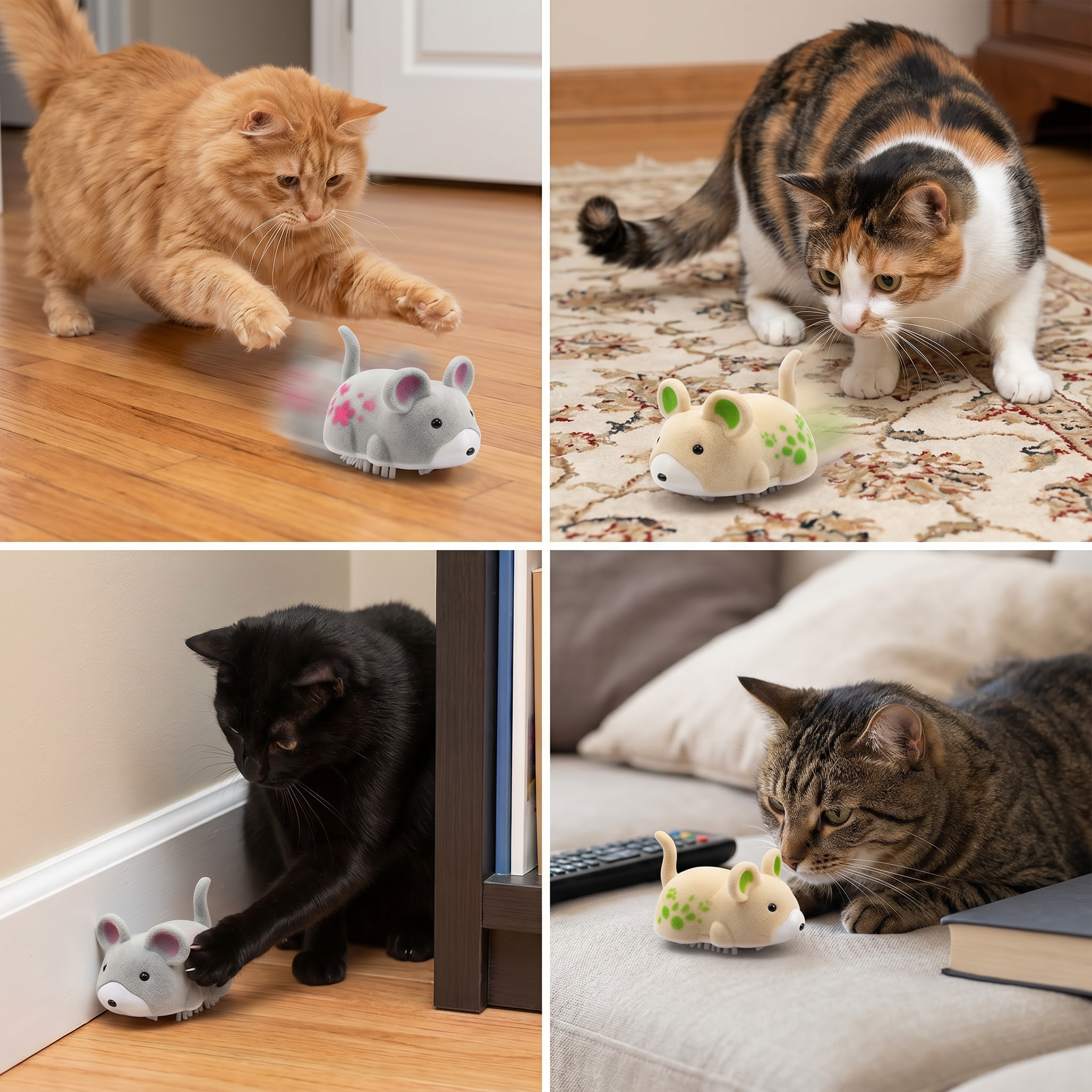 Juguete interactivo para gatos de interior «Hamster Indoor»