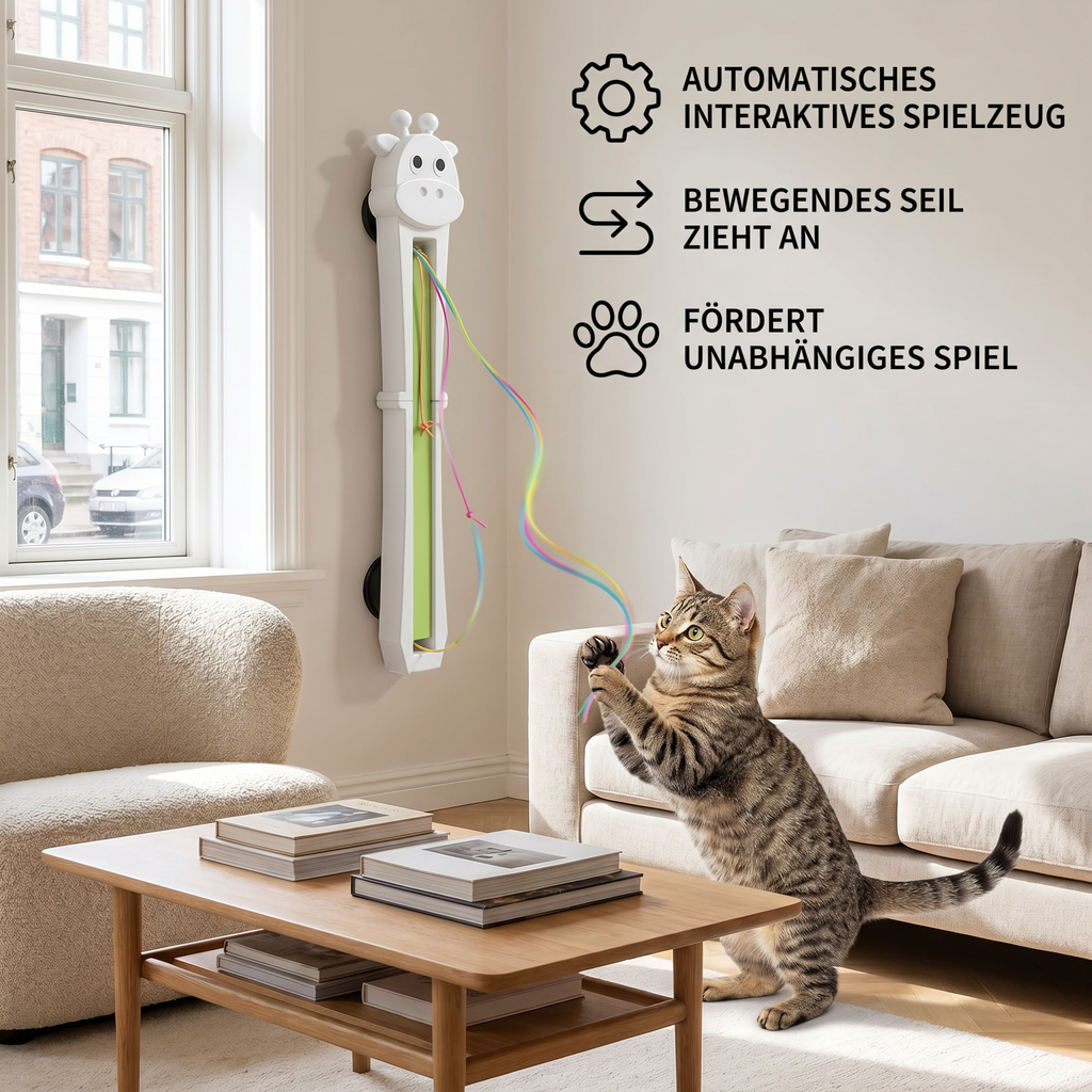Automatisches Katzenspielzeug für interaktives und selbstständiges Spielen