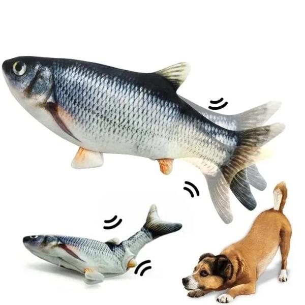 Juguete interactivo para perros y gatos «Pescado que se mueve»