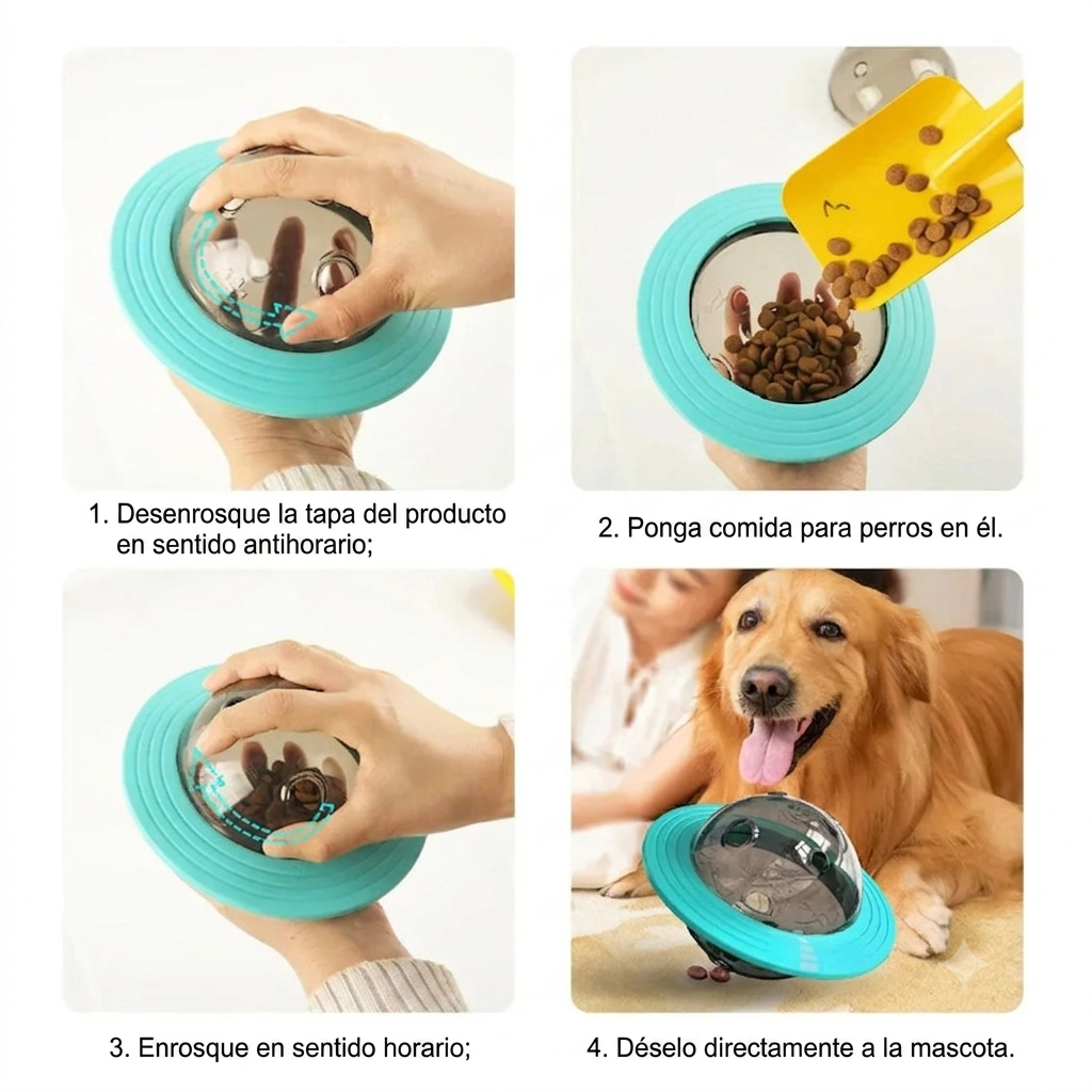 Juguete interactivo para perros con dispensador de golosinas – DrehSnack