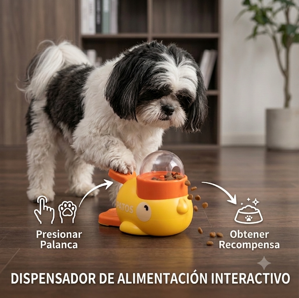 Dispensador interactivo de comida para perros