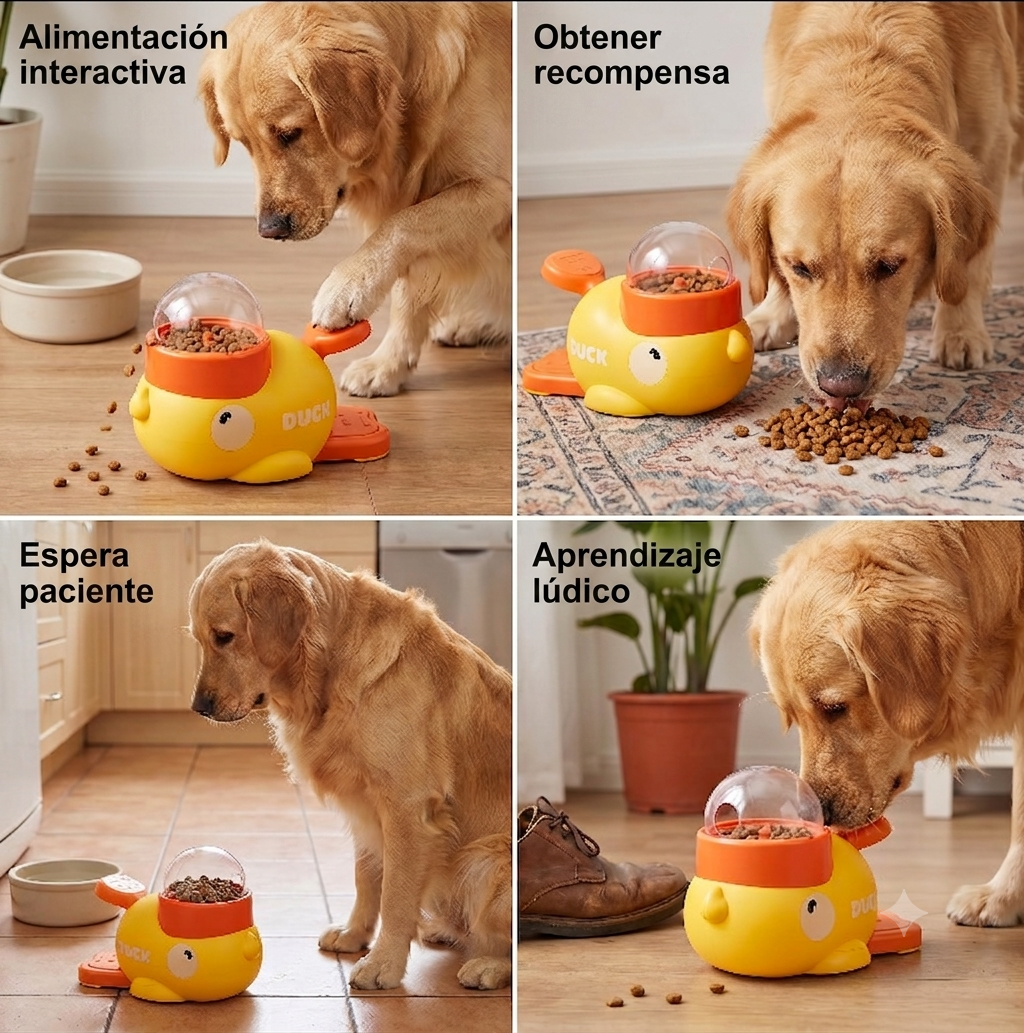 Dispensador interactivo de comida para perros