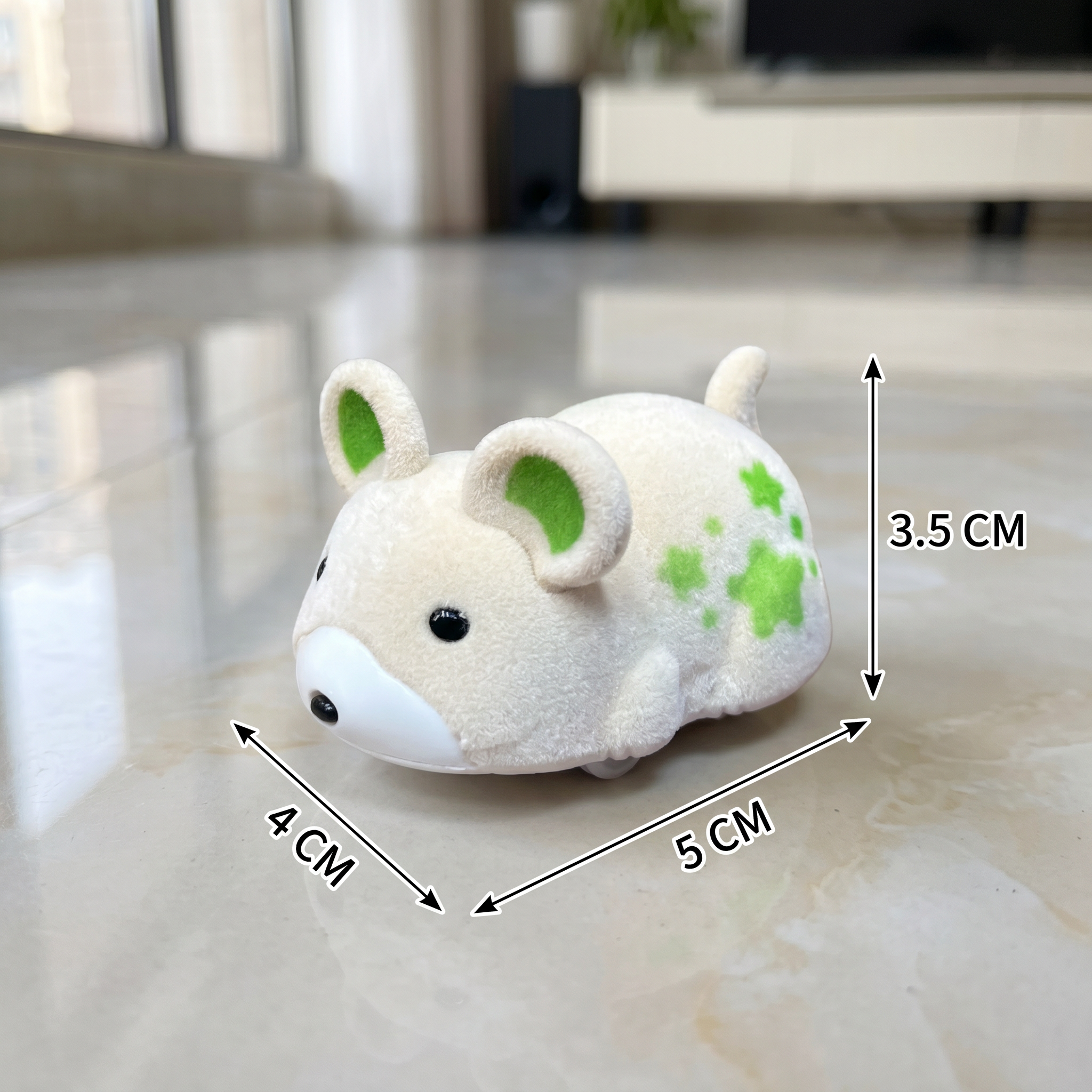 Juguete interactivo para perros con forma de hámster (para interiores)