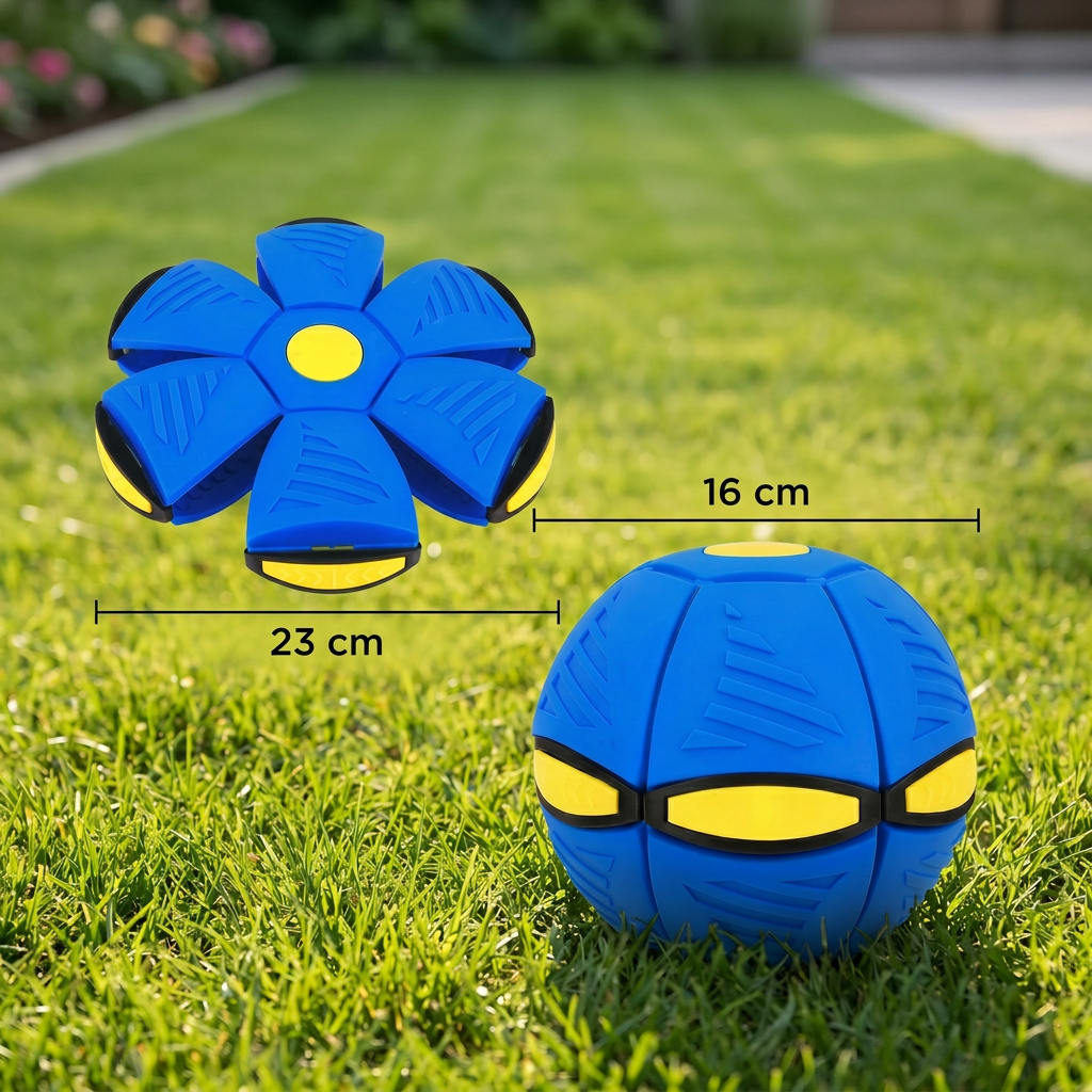 Pelota voladora interactiva para perros