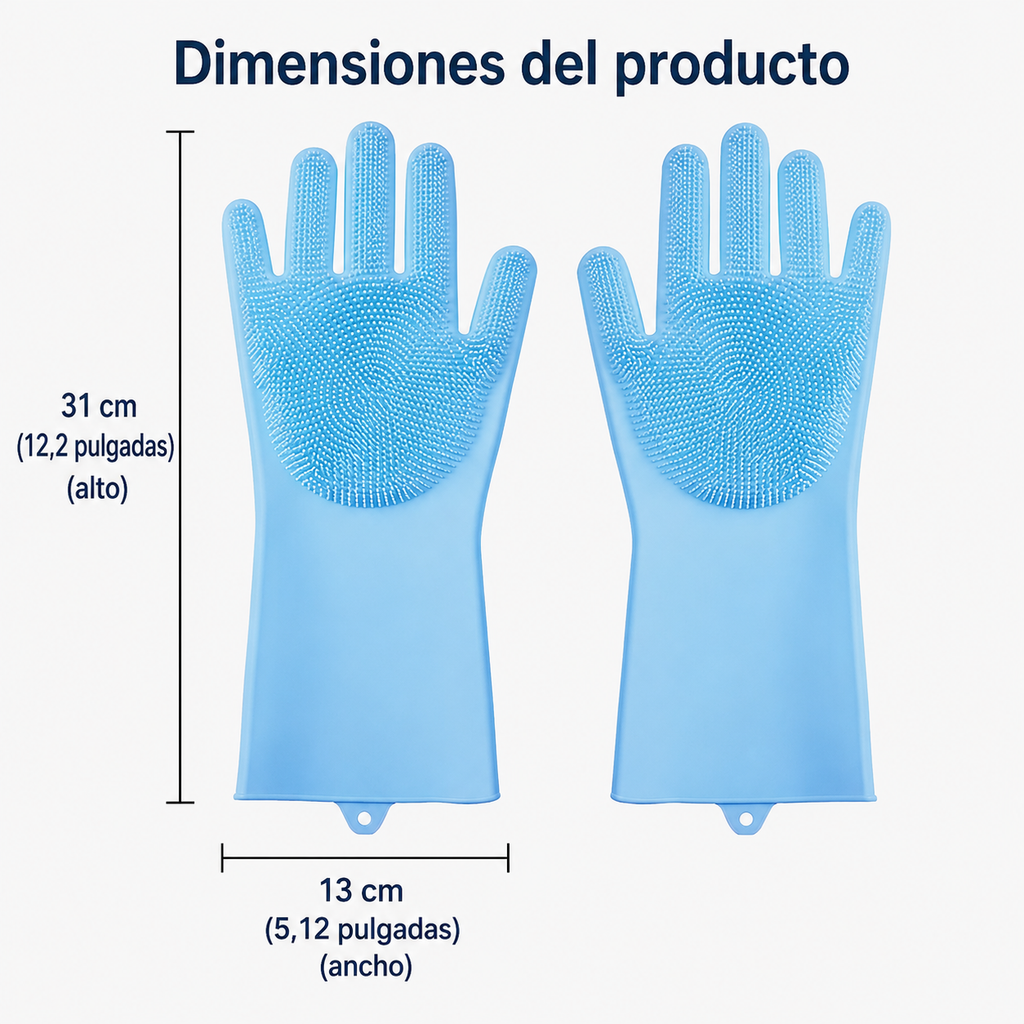 Guantes para el cuidado de mascotas y la limpieza