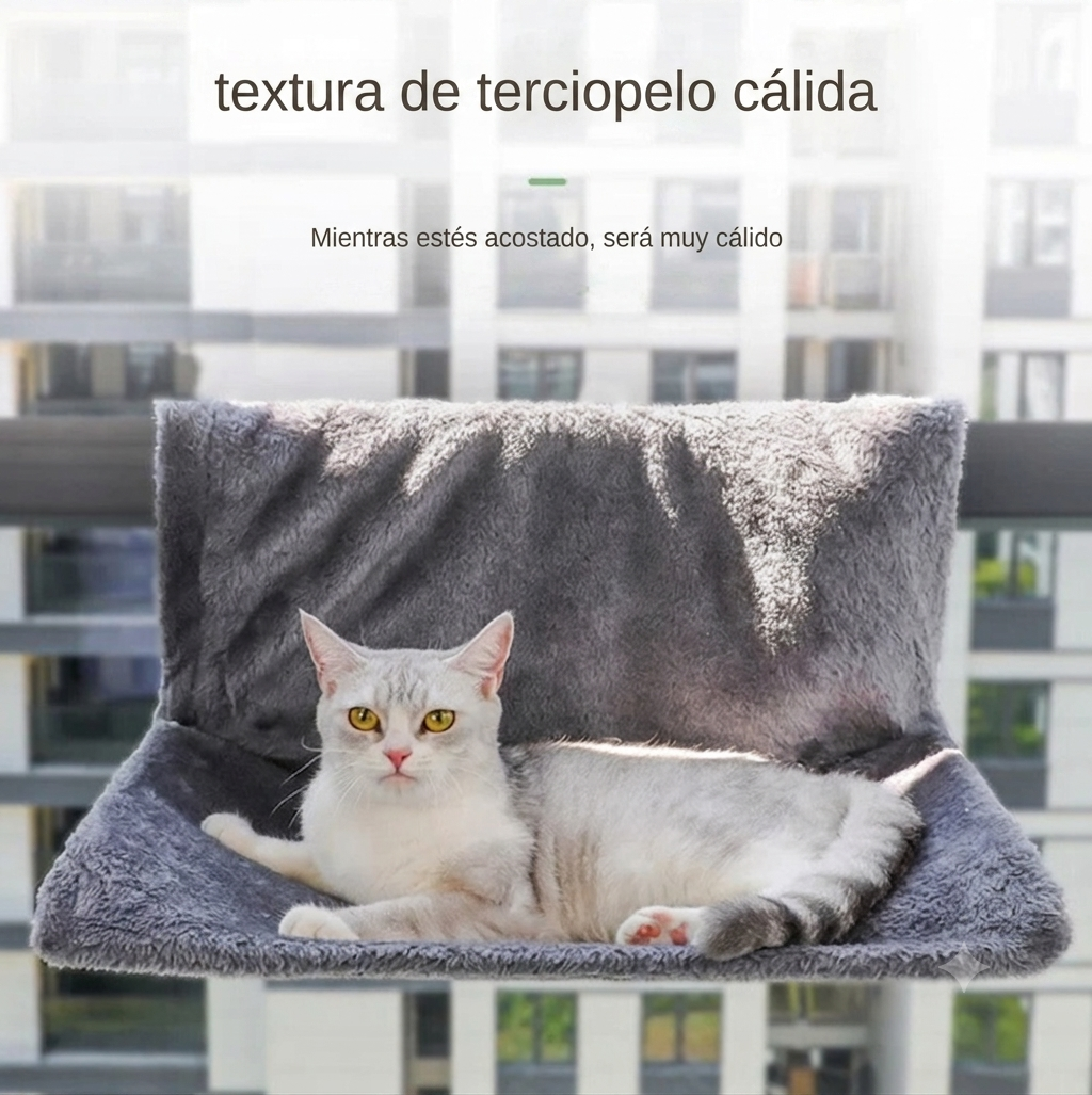 Hamaca mullida para gatos