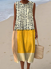 XALIRA™┃Vestido Midi Multicolor con Lunares