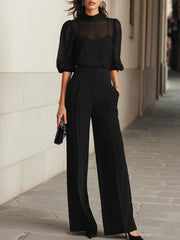 MYKORA | Elegant 3-Piece Set in Transparent Black