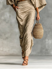 ORISEN | 2-Piece Set with Long-Sleeved Skirt