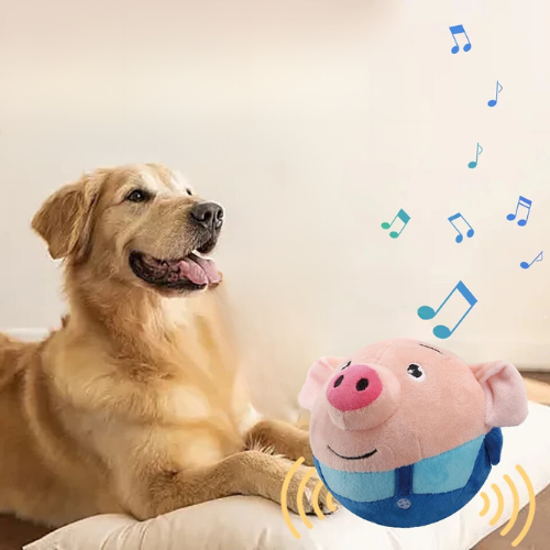 Cerdito saltarín interactivo