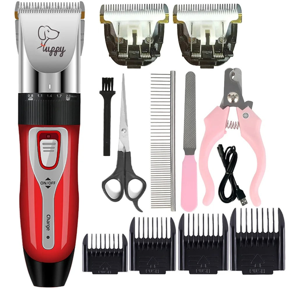 Máquina cortapelo para perros, mascotas, gatos y conejos. Aseo y corte de pelo