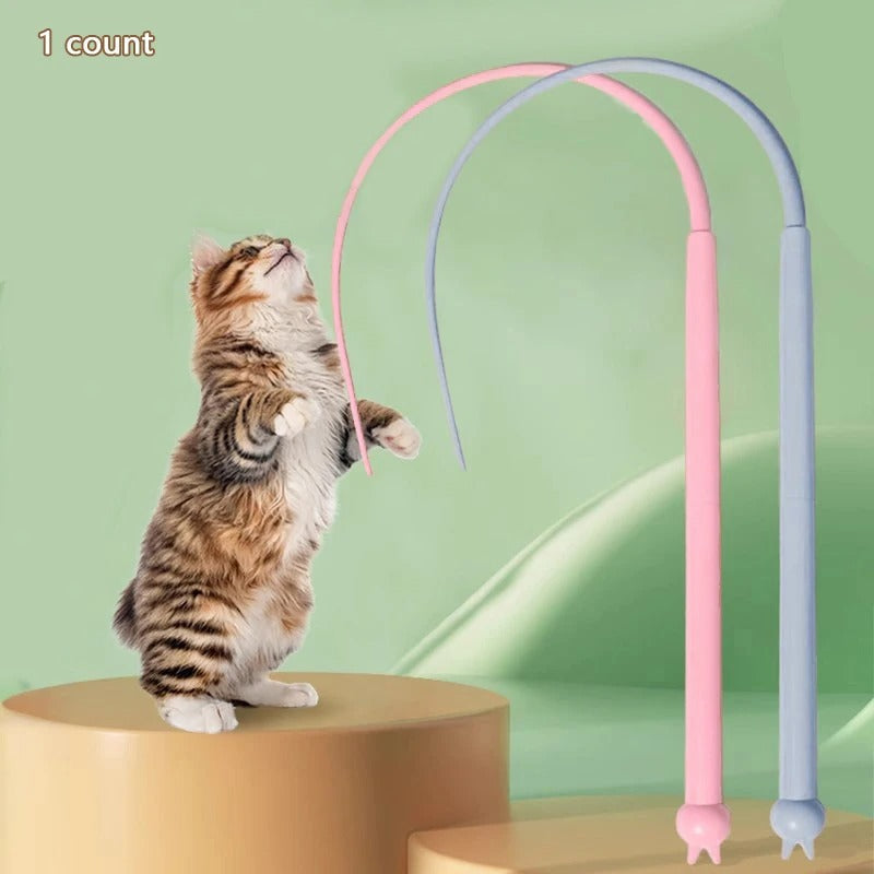 Juguete interactivo para gatos en forma de palito