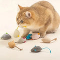 3-teiliges interaktives Plüsch-Ratten-Katzenspielzeug