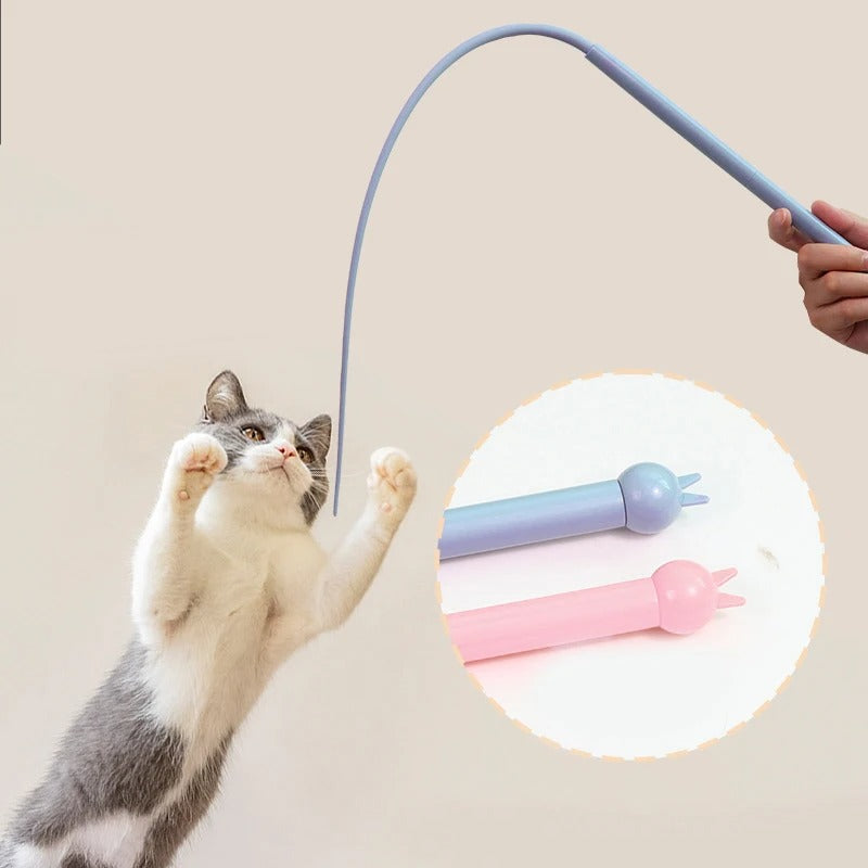 Juguete interactivo para gatos en forma de palito