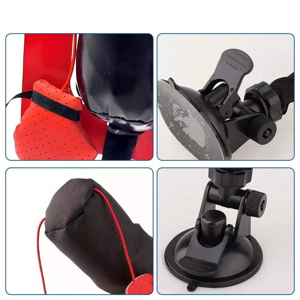 Juguete interactivo para gatos con saco de boxeo