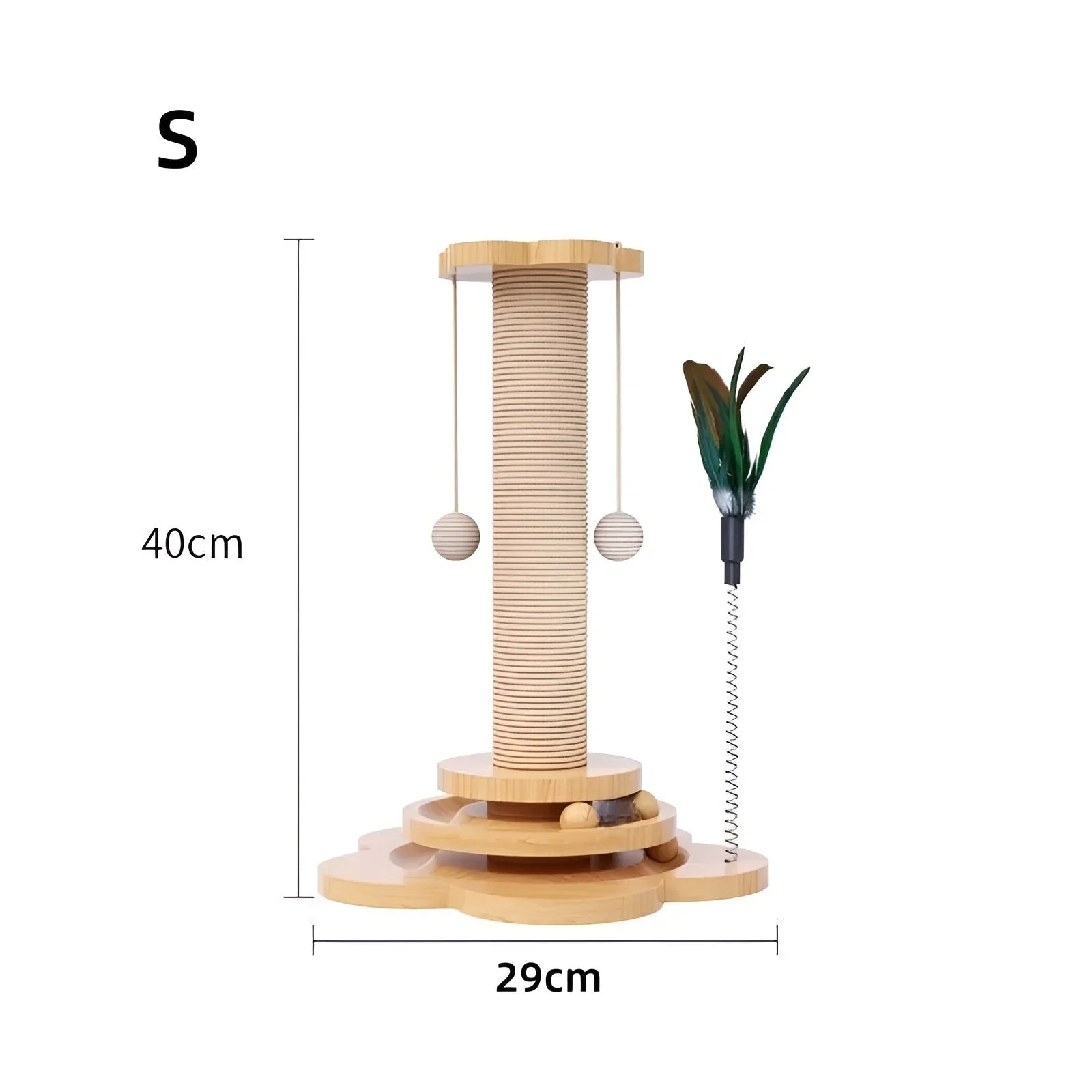 Juguetes de madera: pelotas para gatos - WoodPounce
