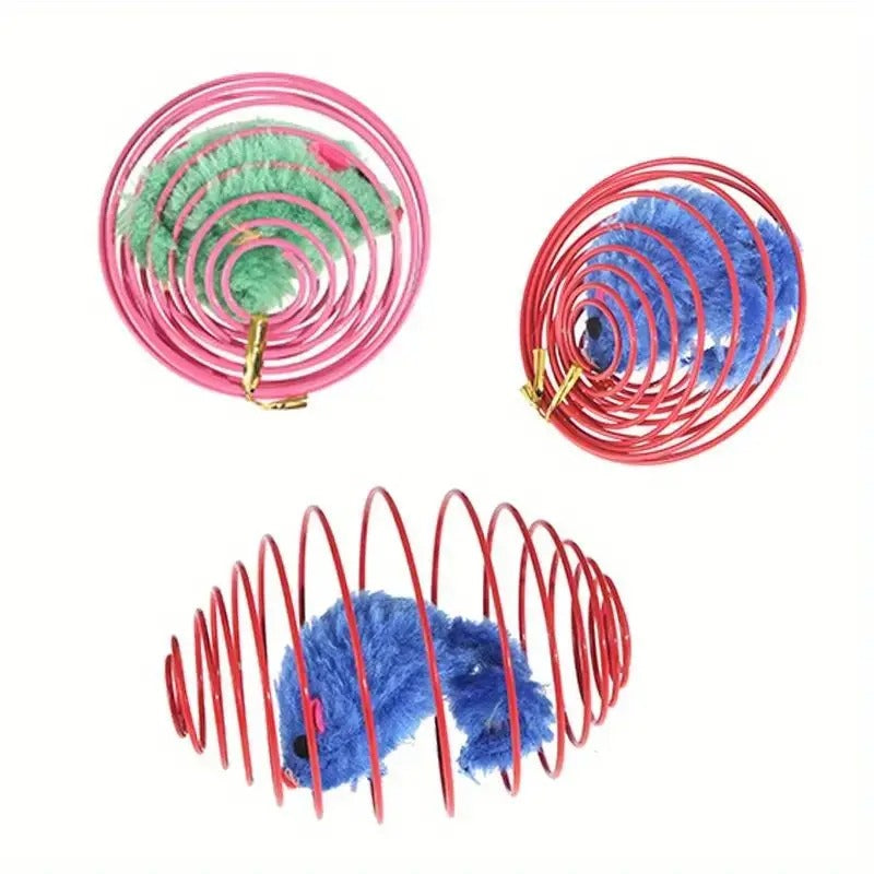 Dehnbare Katzenspielbälle mit Käfigratten