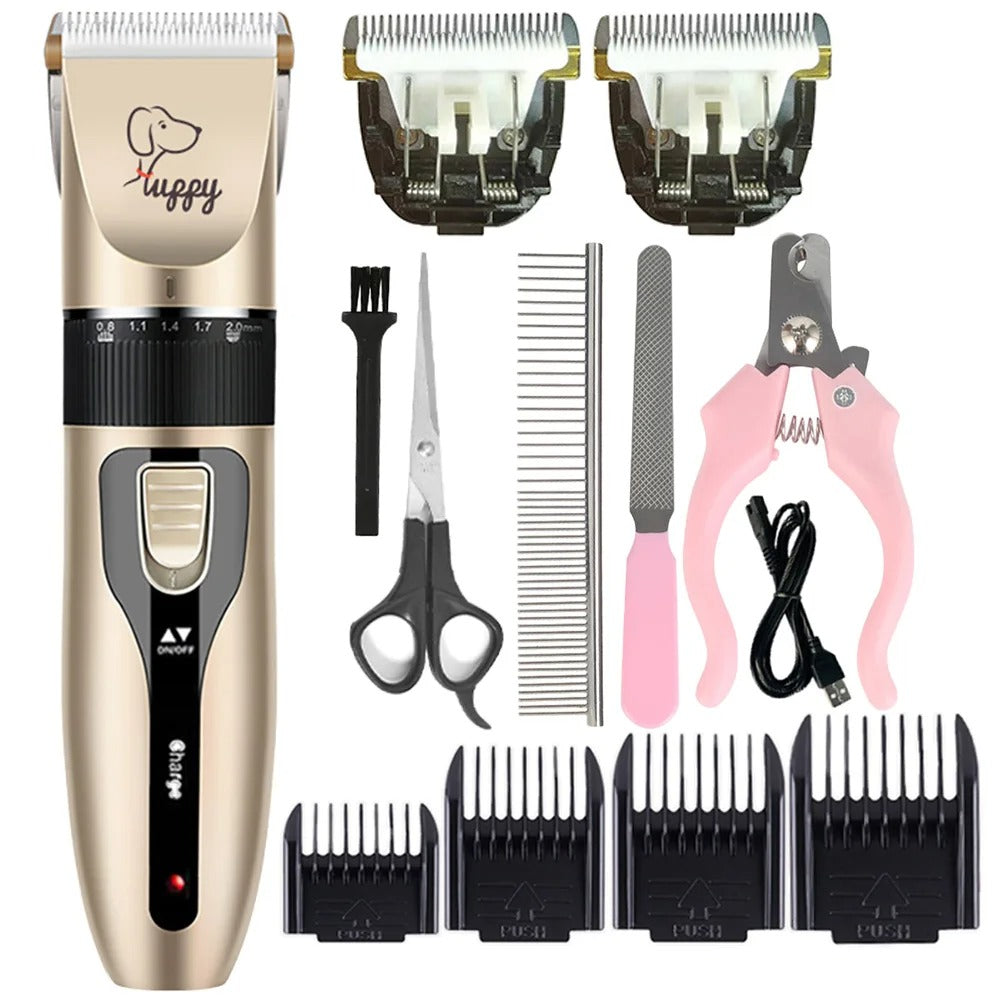 Máquina cortapelo para perros, mascotas, gatos y conejos. Aseo y corte de pelo