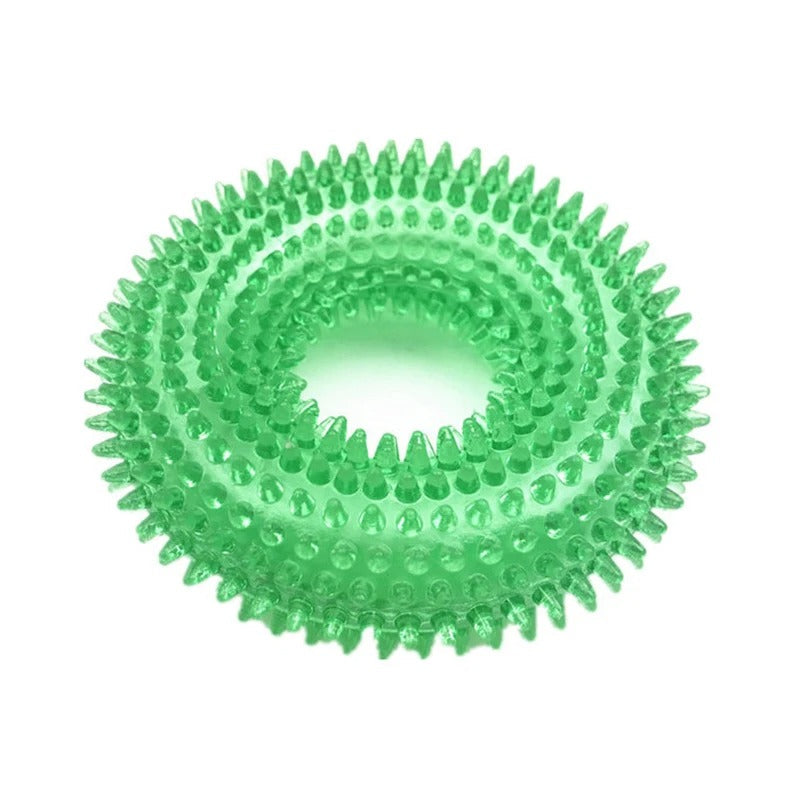 Juguete masticable para perros con púas y ganchos