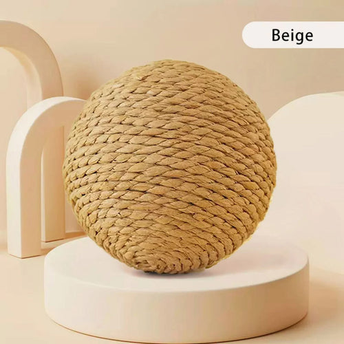 10CM Interaktiver Sisal Katzen Kratzball