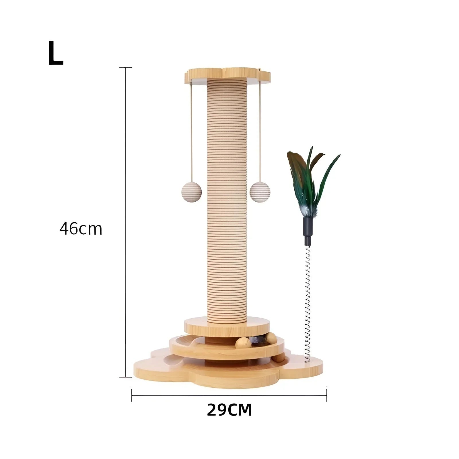 Juguetes de madera: pelotas para gatos - WoodPounce