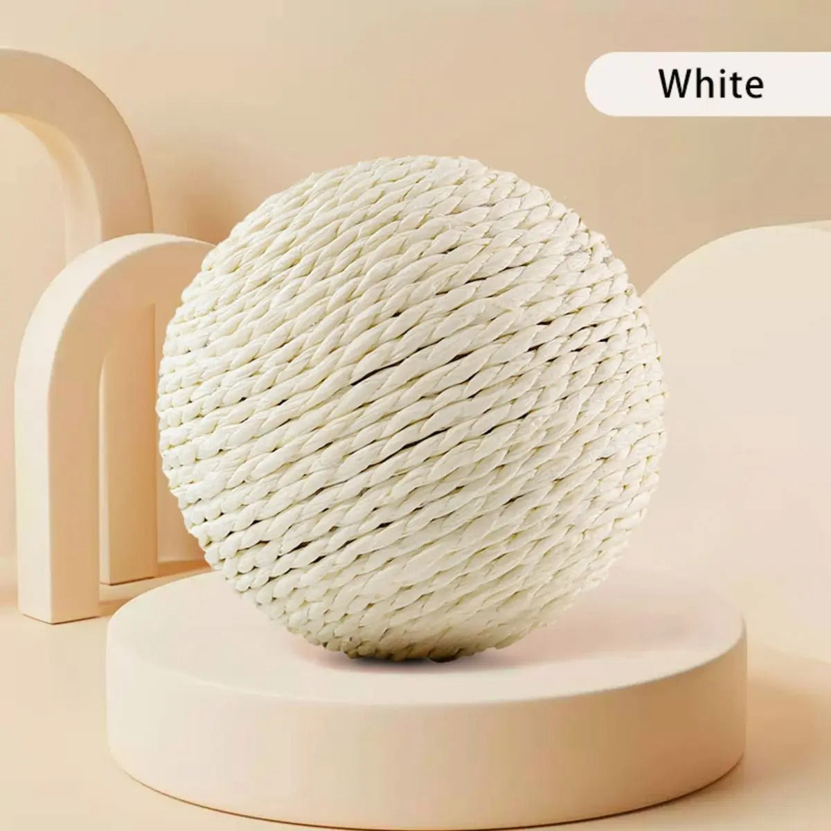 10CM Interaktiver Sisal Katzen Kratzball