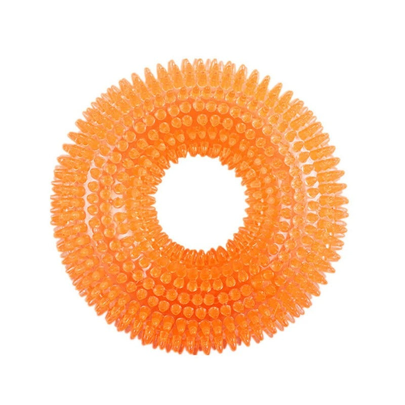 Juguete masticable para perros con púas y ganchos