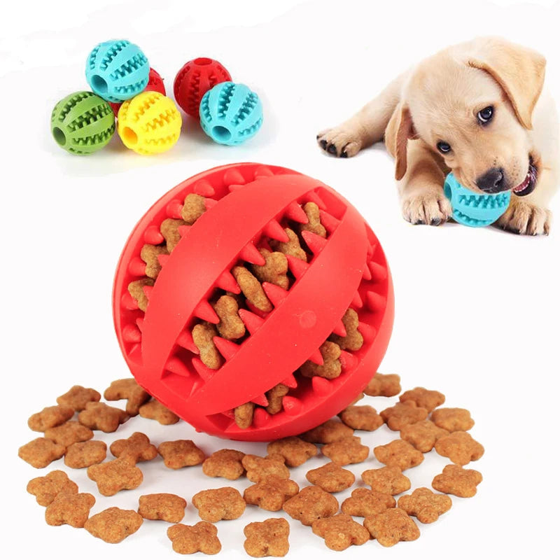 Pelota masticable para perros para la limpieza dental